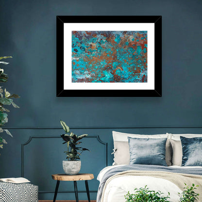 Oxidized Metal Abstract Texture Wall Art