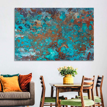 Oxidized Metal Abstract Texture Wall Art