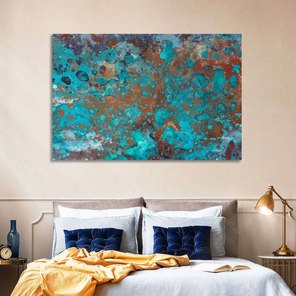 Oxidized Metal Abstract Texture Wall Art