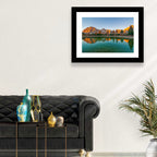 Lago Di Federa Alpenglow Wall Art