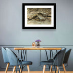 Golden Marbled Texture Wall Art