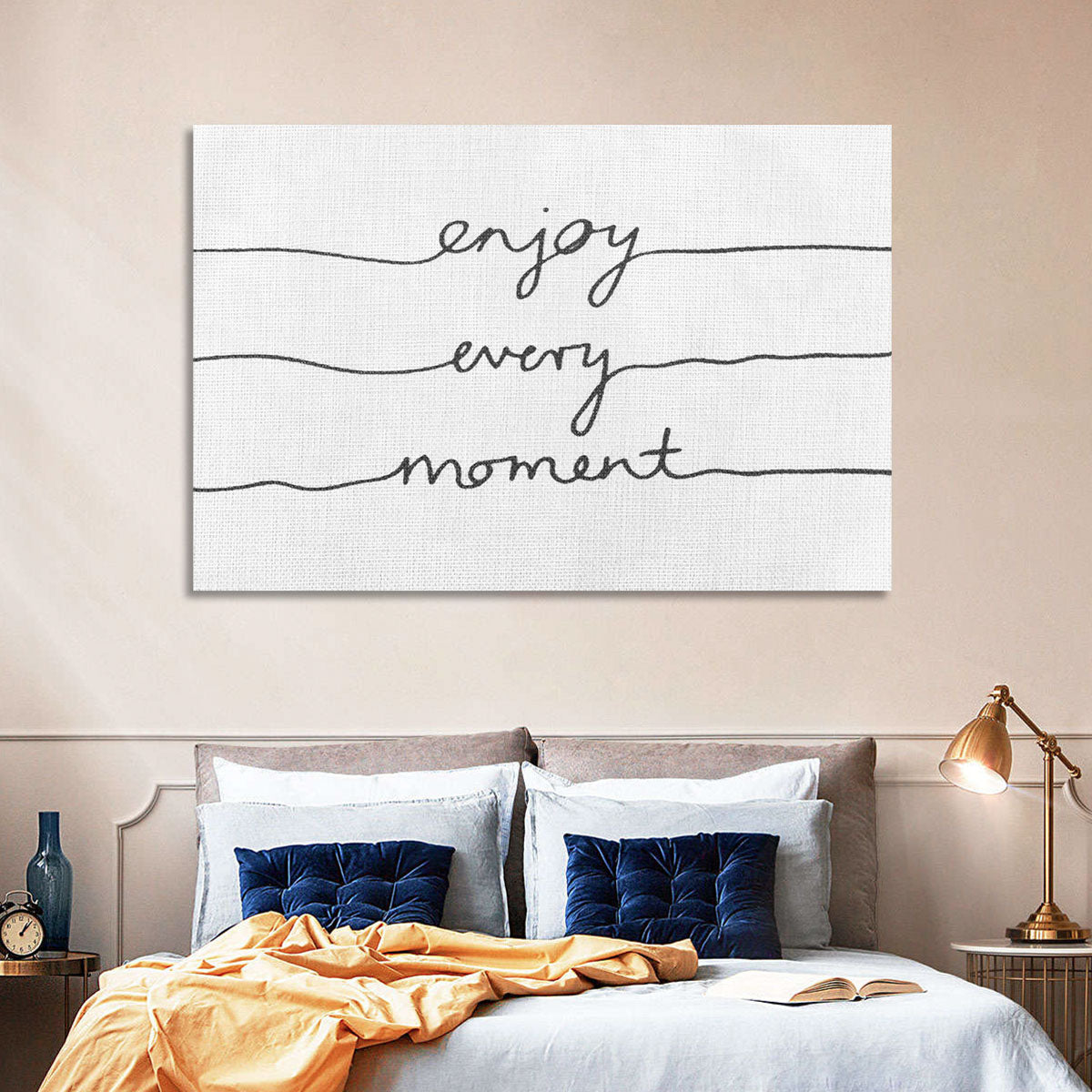 Enjoy Every Moment Script Wall Art