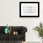 Enjoy Every Moment Script Wall Art