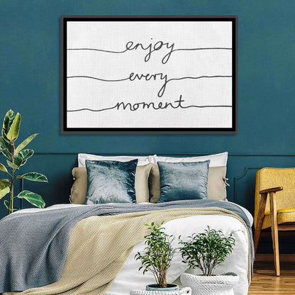 Enjoy Every Moment Script Wall Art