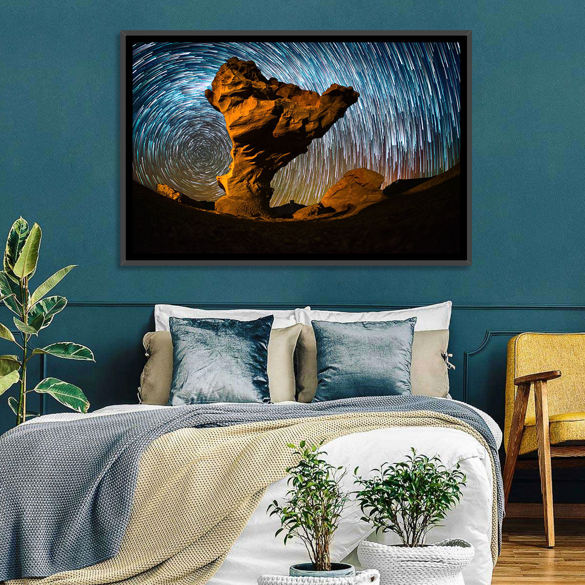 Arbol de Piedra & Star Trails Wall Art