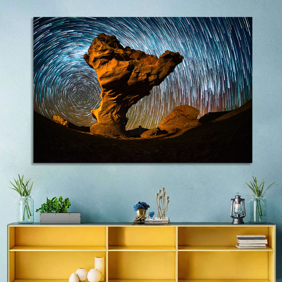 Arbol de Piedra & Star Trails Wall Art