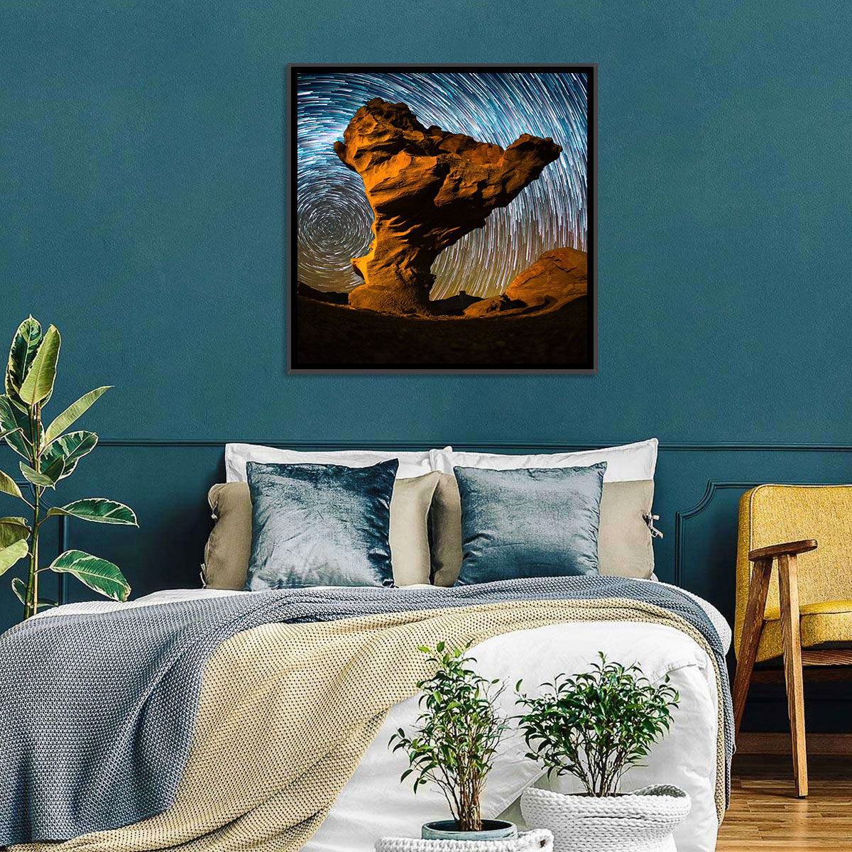 Arbol de Piedra & Star Trails Wall Art