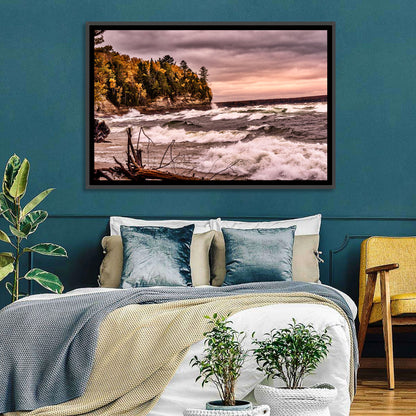 Stormy Michigan Lakeshore Wall Art