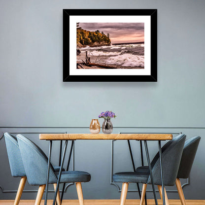 Stormy Michigan Lakeshore Wall Art
