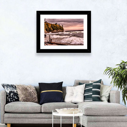 Stormy Michigan Lakeshore Wall Art