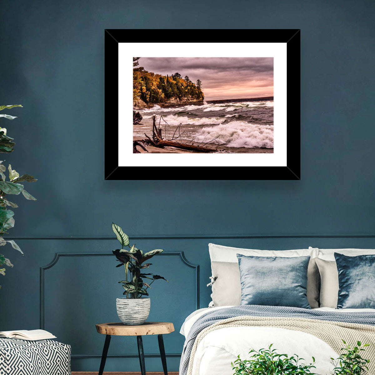 Stormy Michigan Lakeshore Wall Art