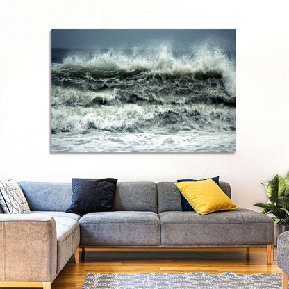Stormy Coastline Wave Wall Art