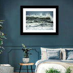 Stormy Coastline Wave Wall Art