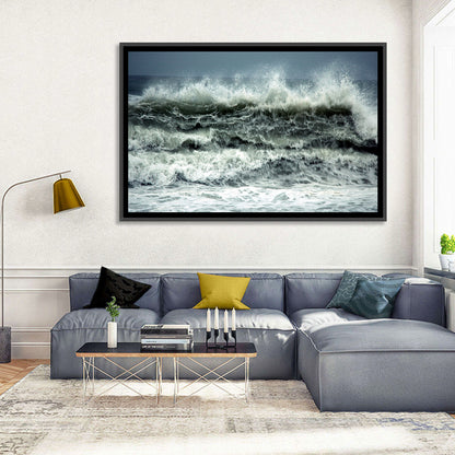 Stormy Coastline Wave Wall Art