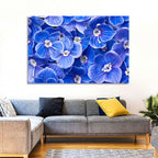 Blue Wildflower Close-up Wall Art