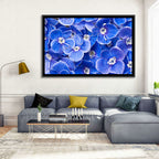 Blue Wildflower Close-up Wall Art