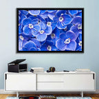 Blue Wildflower Close-up Wall Art