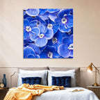 Blue Wildflower Close-up Wall Art