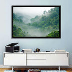 Misty Rainforest Morning Wall Art