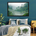 Misty Rainforest Morning Wall Art