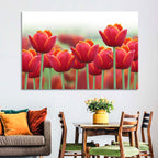 Red Tulips with Yellow Tips Wall Art