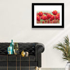 Red Tulips with Yellow Tips Wall Art