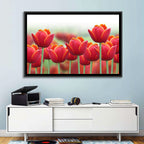 Red Tulips with Yellow Tips Wall Art