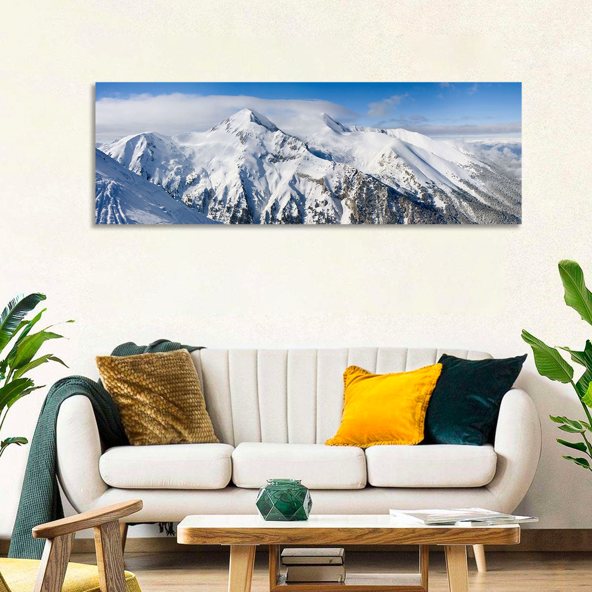 Bansko Snow-capped Peaks Wall Art
