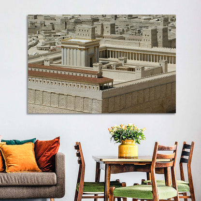Holyland Model Second Temple Wall Art