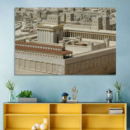 Holyland Model Second Temple Wall Art