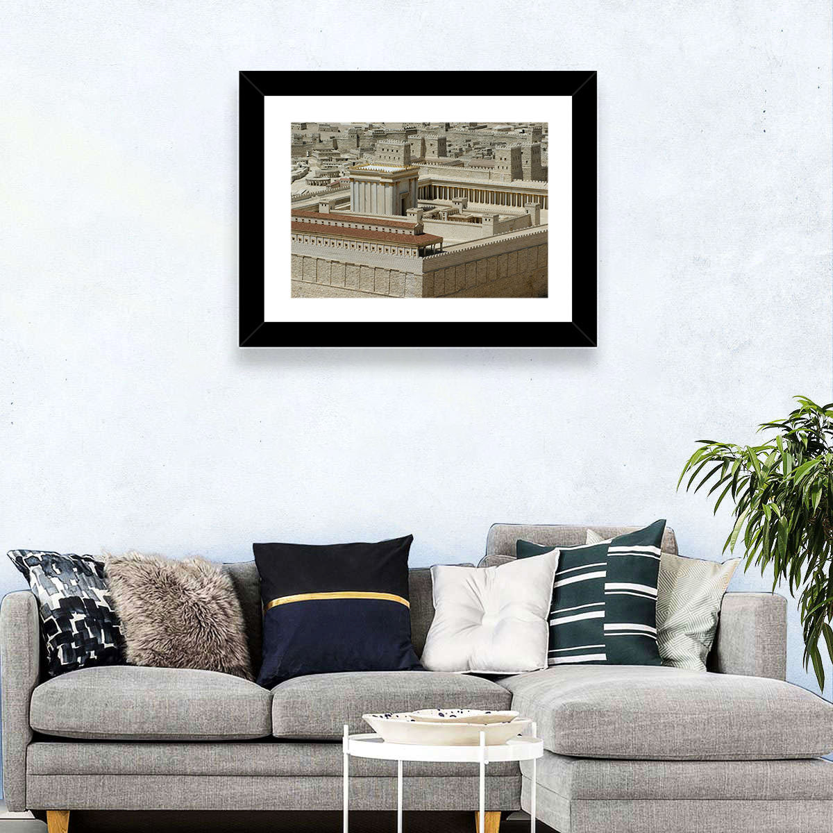 Holyland Model Second Temple Wall Art