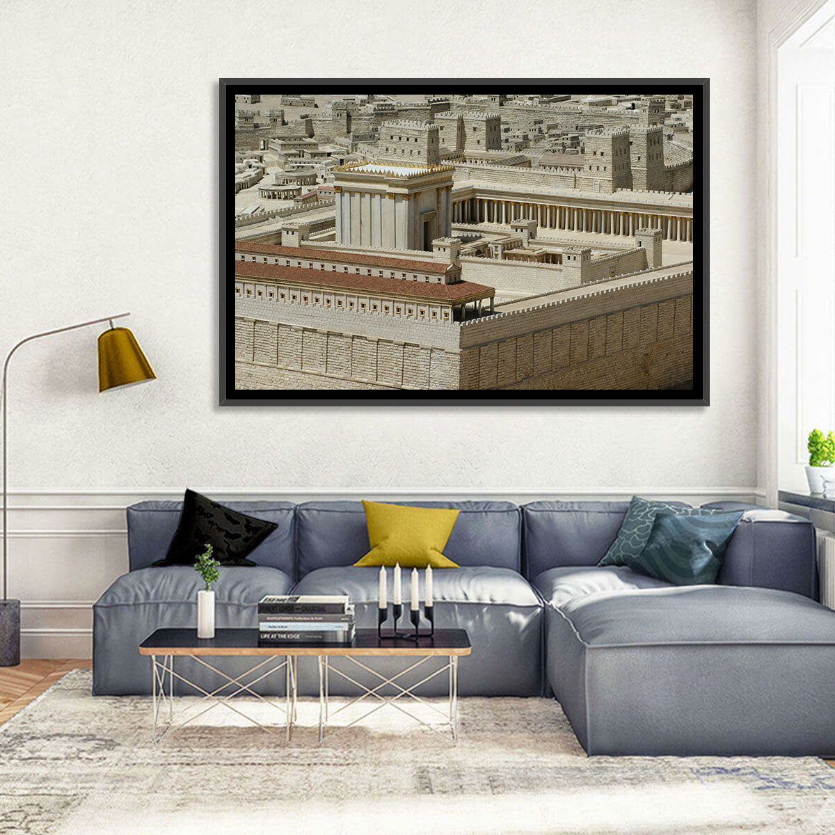 Holyland Model Second Temple Wall Art