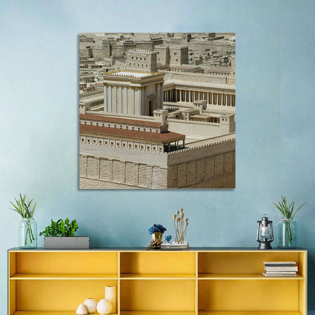Holyland Model Second Temple Wall Art