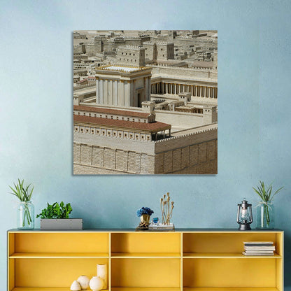 Holyland Model Second Temple Wall Art