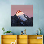 Mount Chimtarga Alpenglow Wall Art