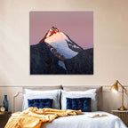 Mount Chimtarga Alpenglow Wall Art