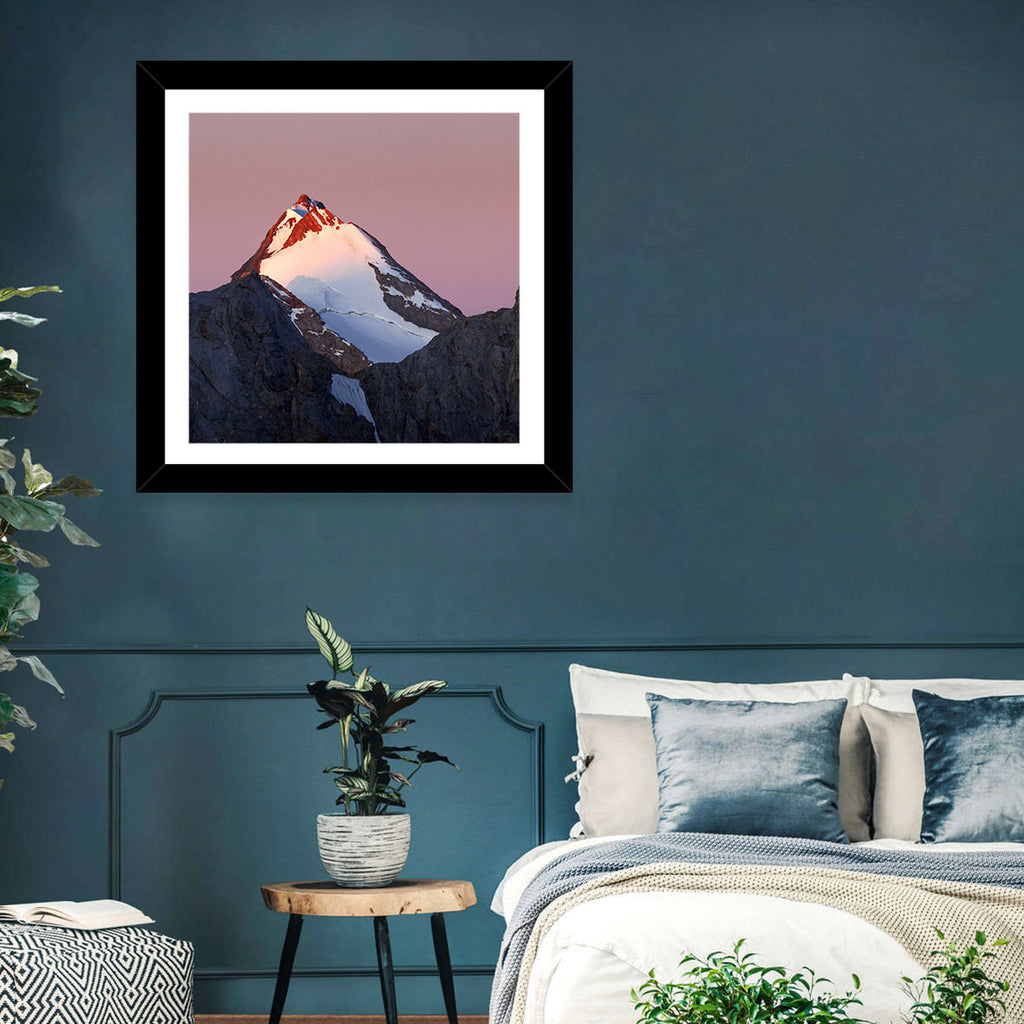 Mount Chimtarga Alpenglow Wall Art