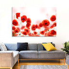 Red Poppy Field Wall Art
