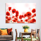 Red Poppy Field Wall Art
