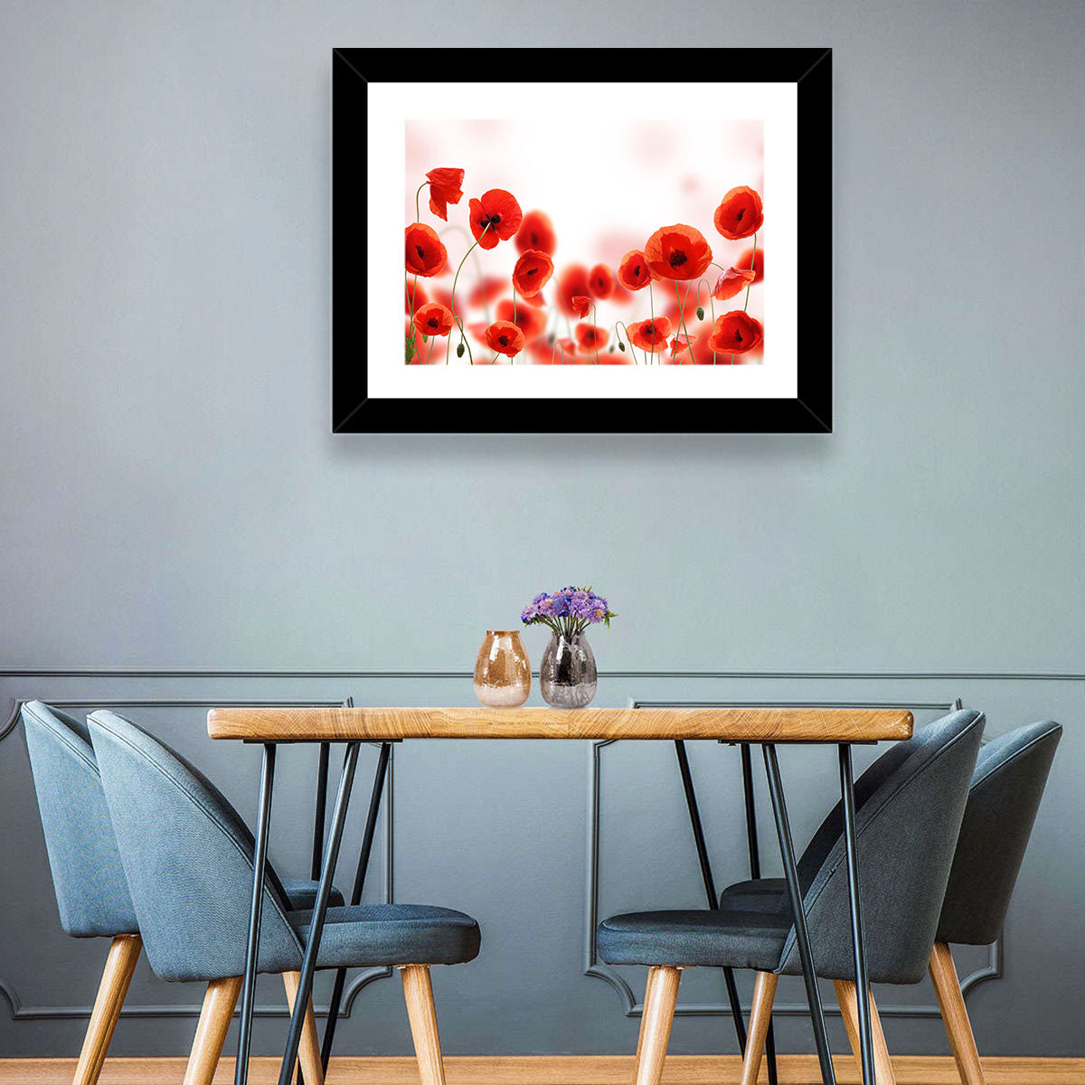 Red Poppy Field Wall Art