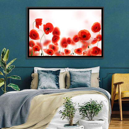Red Poppy Field Wall Art