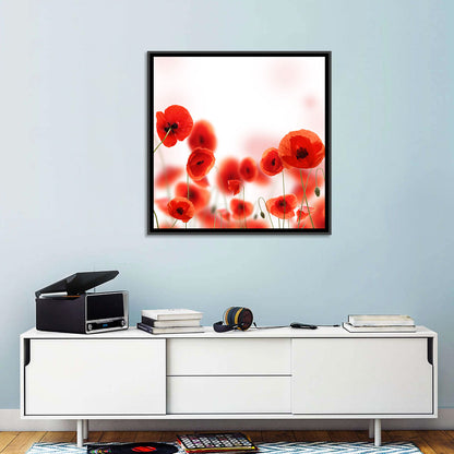 Red Poppy Field Wall Art