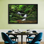 Mossy Rainforest Stream Wall Art