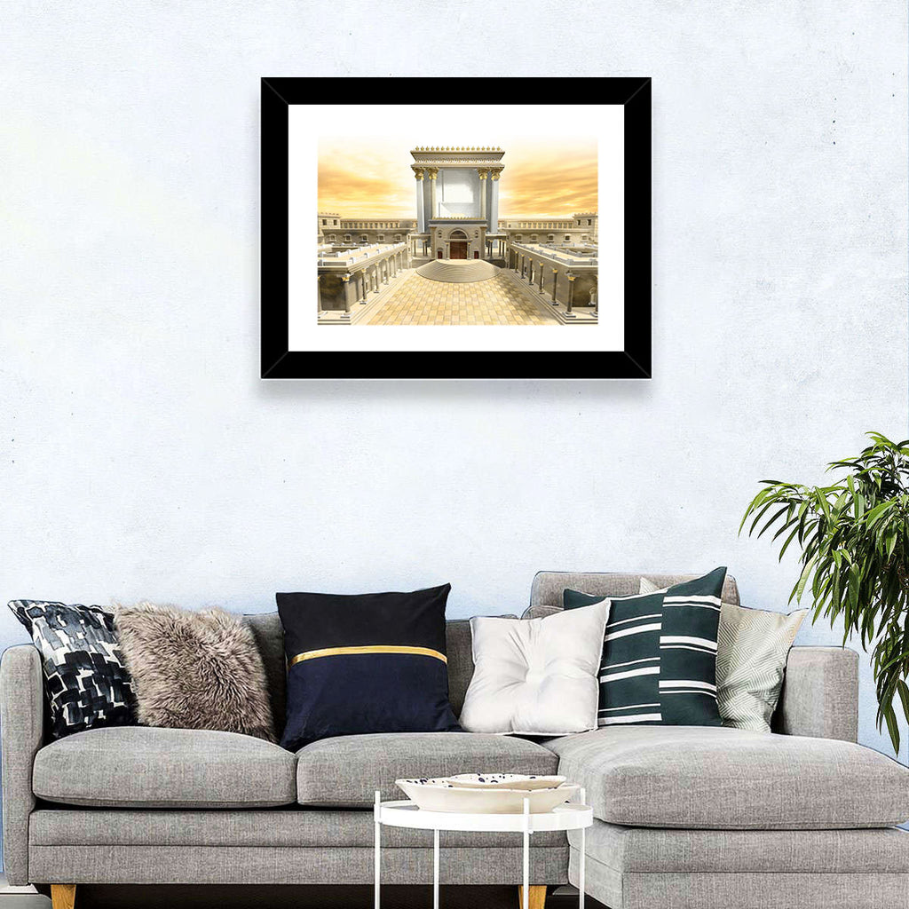 Herodian Temple at Sunset Wall Art