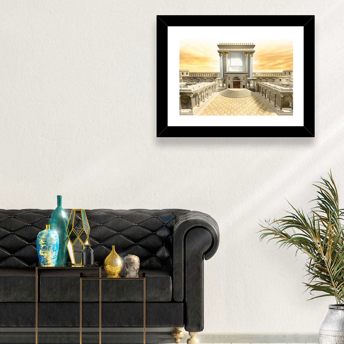 Herodian Temple at Sunset Wall Art