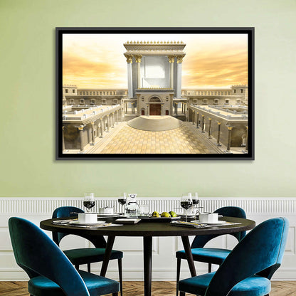 Herodian Temple at Sunset Wall Art
