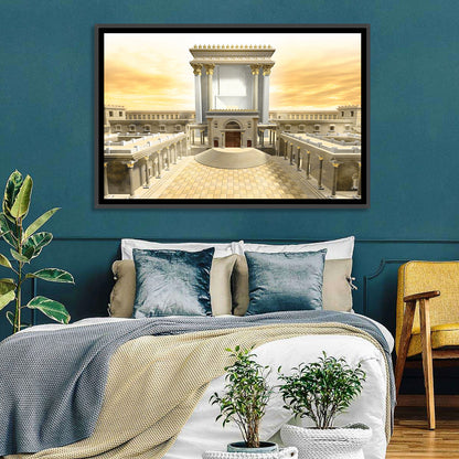 Herodian Temple at Sunset Wall Art