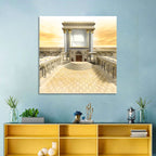 Herodian Temple at Sunset Wall Art