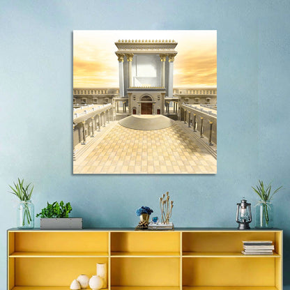 Herodian Temple at Sunset Wall Art