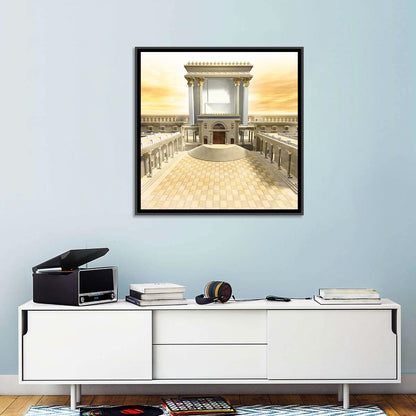 Herodian Temple at Sunset Wall Art
